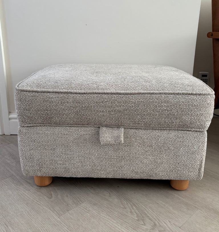 Immaculate DFS Footstool - French Connection Zinc range footstool