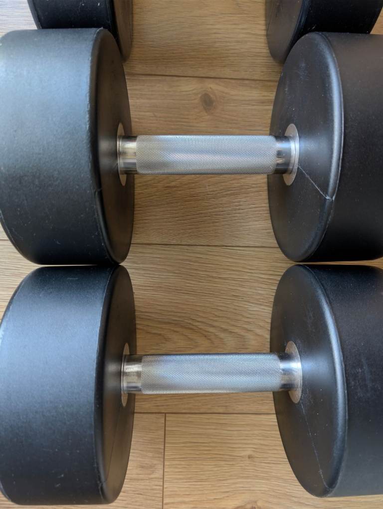 Dumbbells - pair of 20kg and pair of 28kg