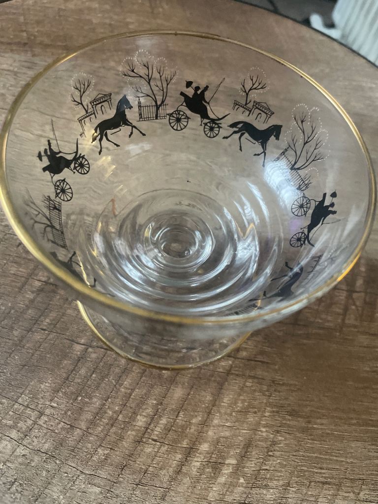 Glass bowl from the 70s 