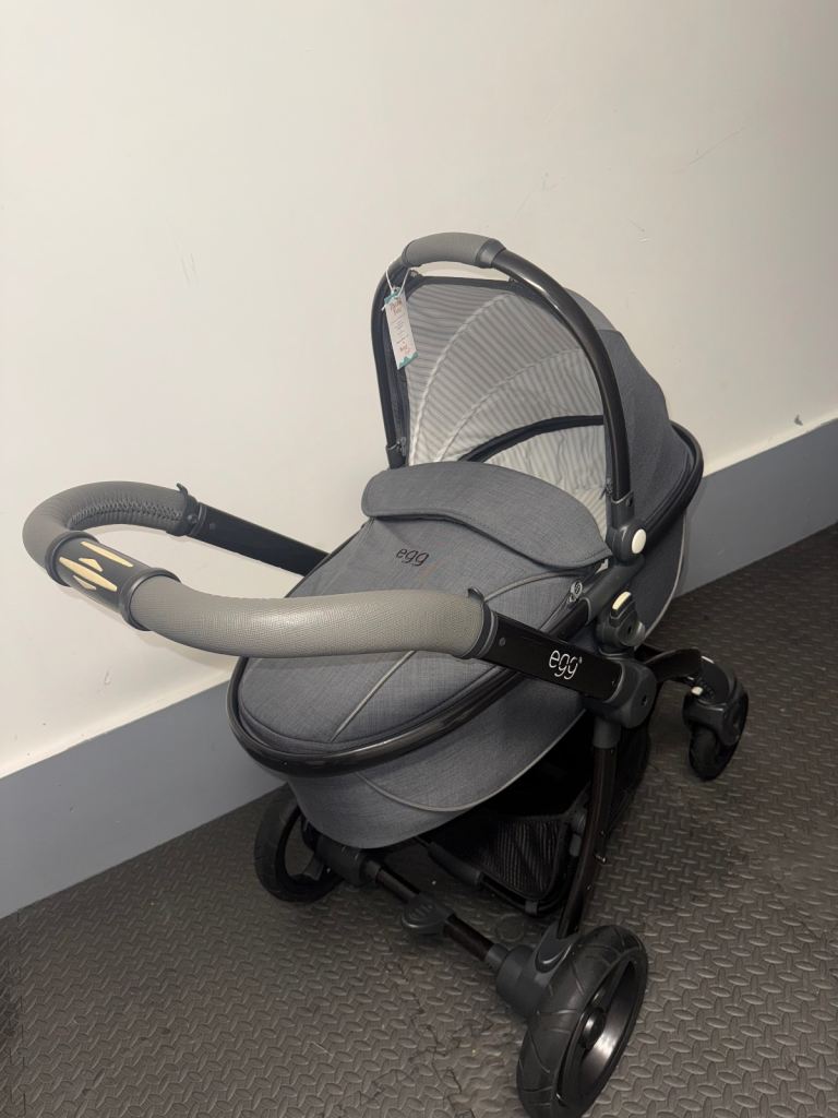 Grey Egg Travel System - Great Condition 