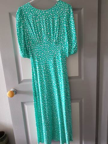 green polka dot dress primark Ladies Dresses Green Polka Dot Dress Primark Green Polkadot Summer Dress,  Primark Never Worn