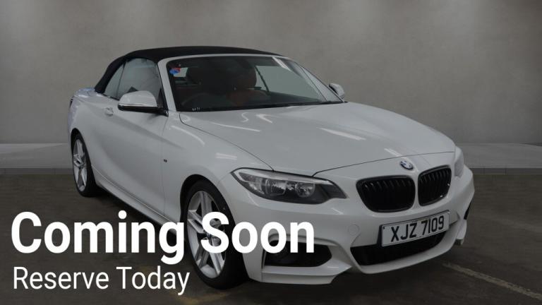 2015 BMW 2 Series 2015 15-Reg BMW 220i M Sport Auto Convertible.FULL RED LEATHER,SAT NAV!!! CONVE...