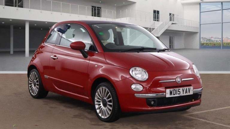2015 Fiat 500 1.2 Lounge Euro 6 (s/s) 3dr HATCHBACK Petrol Manual