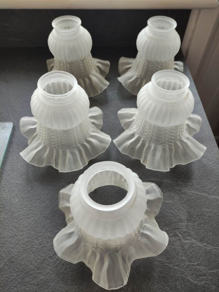 Glass lamp shades 