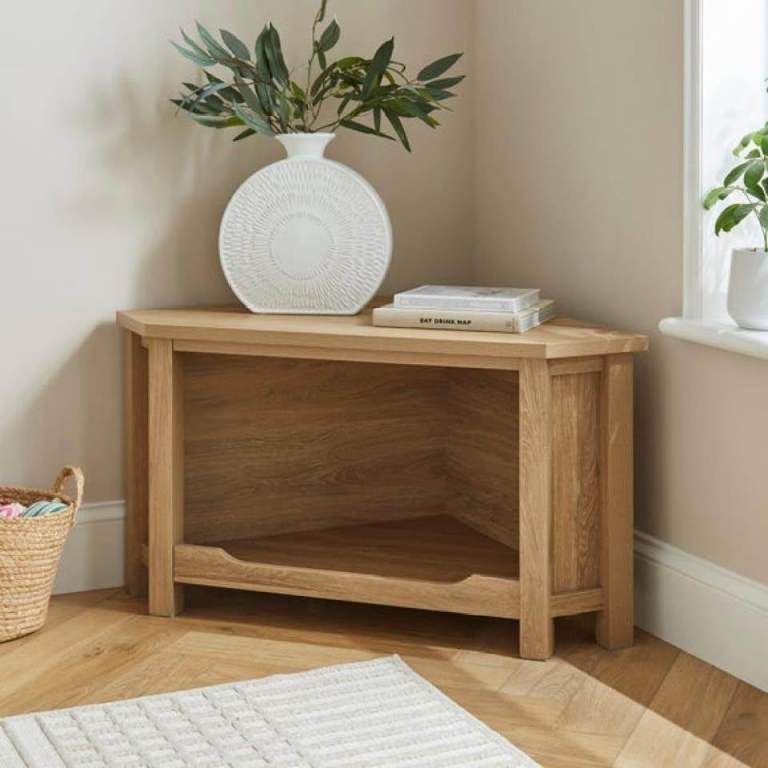 Olney Pet Corner Open Cabinet (Oak)