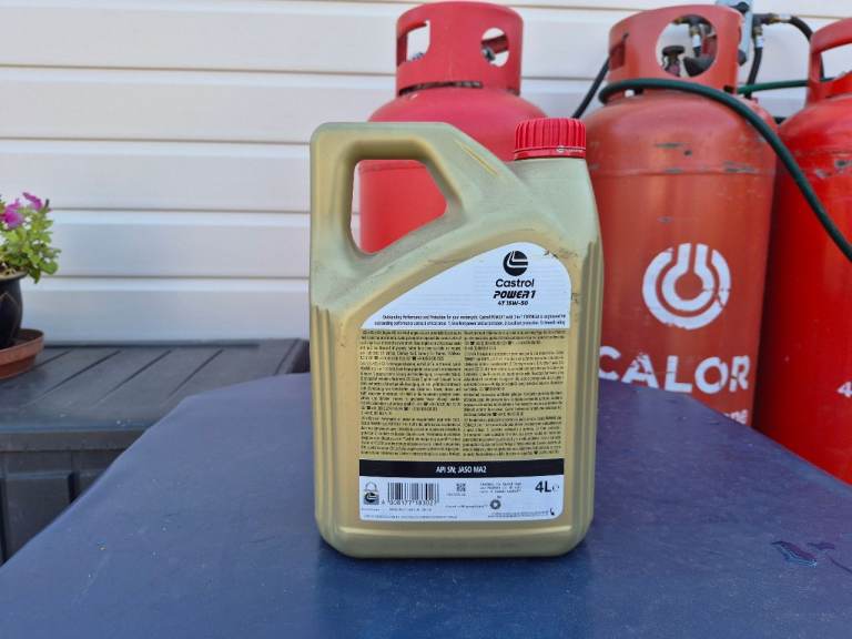 Engine oil.
