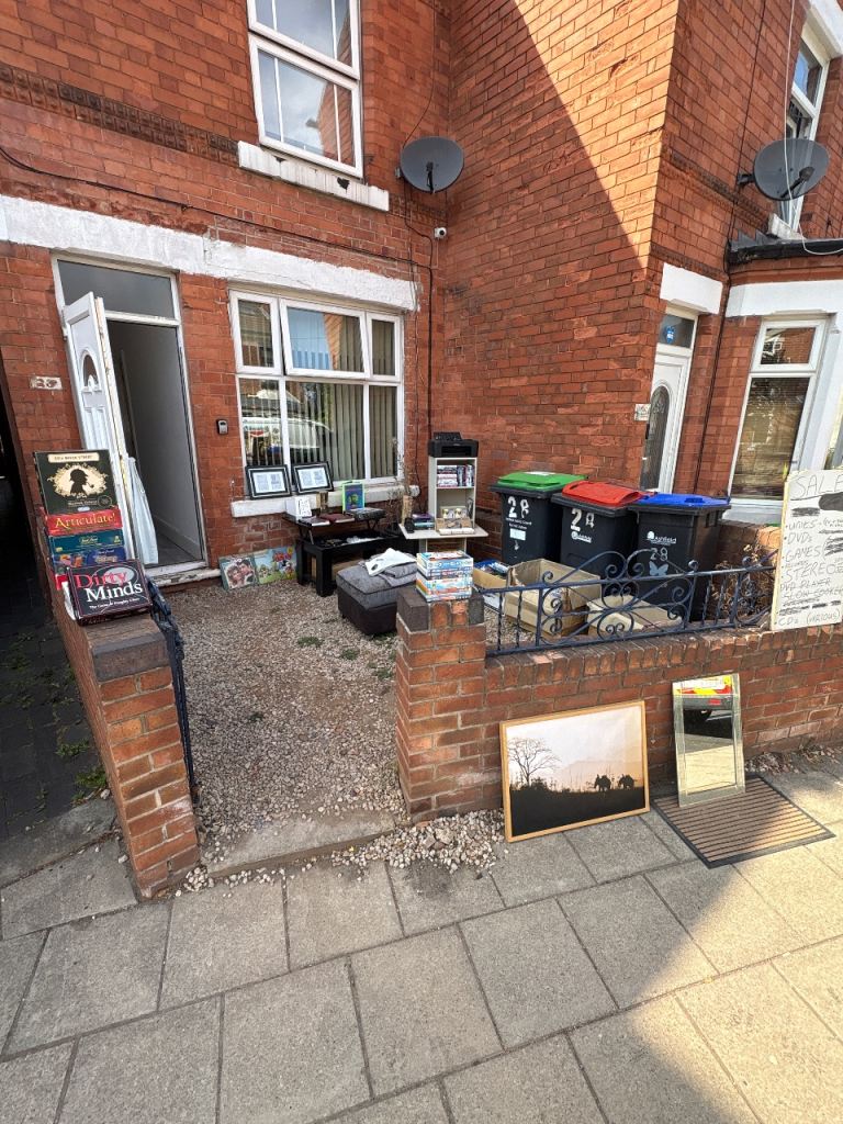 Various items for sale.