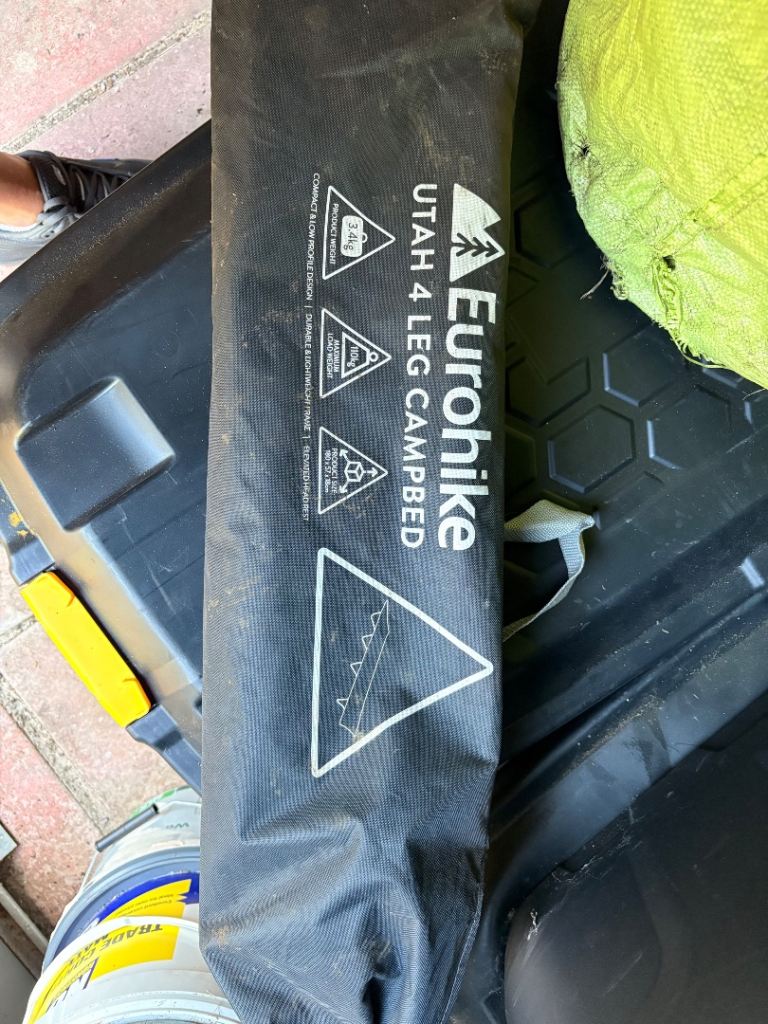 M Eurohike UTAH 4 LEG CAMPBED