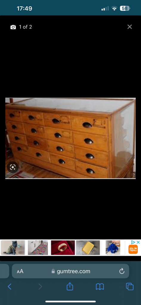 Stunning rare haberdashery