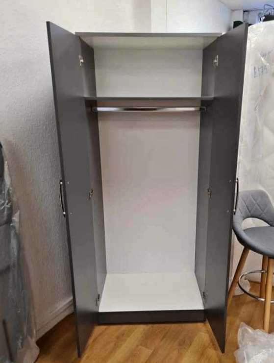 Brand New fully assembled 2 door wardrobe 