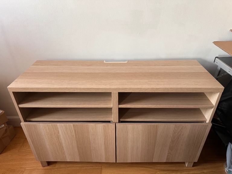 IKEA LAPPVIKEN Storage Unit / TV Stand – Light Wood Finish