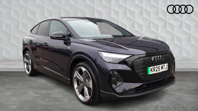 2025 Audi Q4 e-tron 40 Black Edition Sportback Auto 5-door 63kWh SUV Electric Automatic