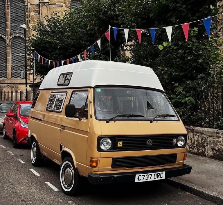 VW T25 high-top campervan