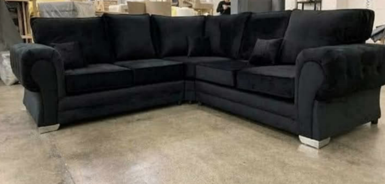 Chesterfield Brand New Verona Corner Sofa 3+2 Seater Sofa with Cushions 🚚UK Delivery