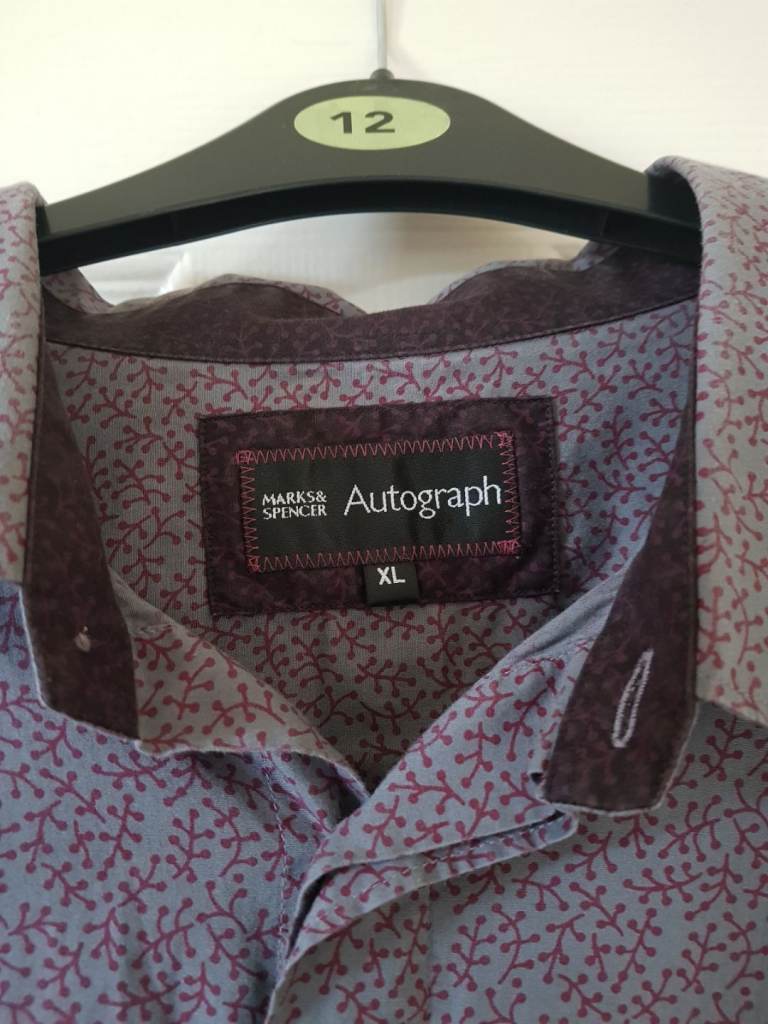 For sale is lovely M&S Autograph shirt, size XL.