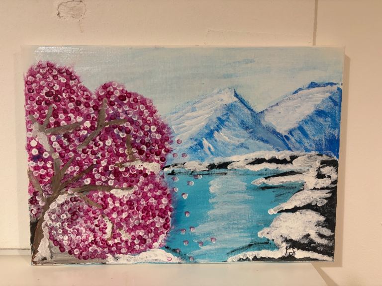 Original- Cherry blossoms in Winter