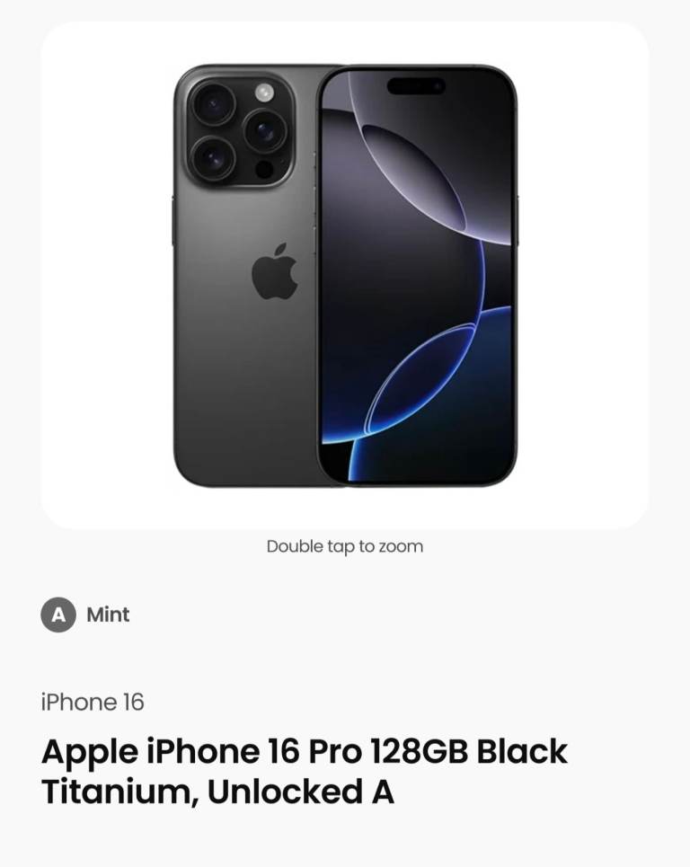 I phone 16 Pro Max 256gb Natural Titanium 