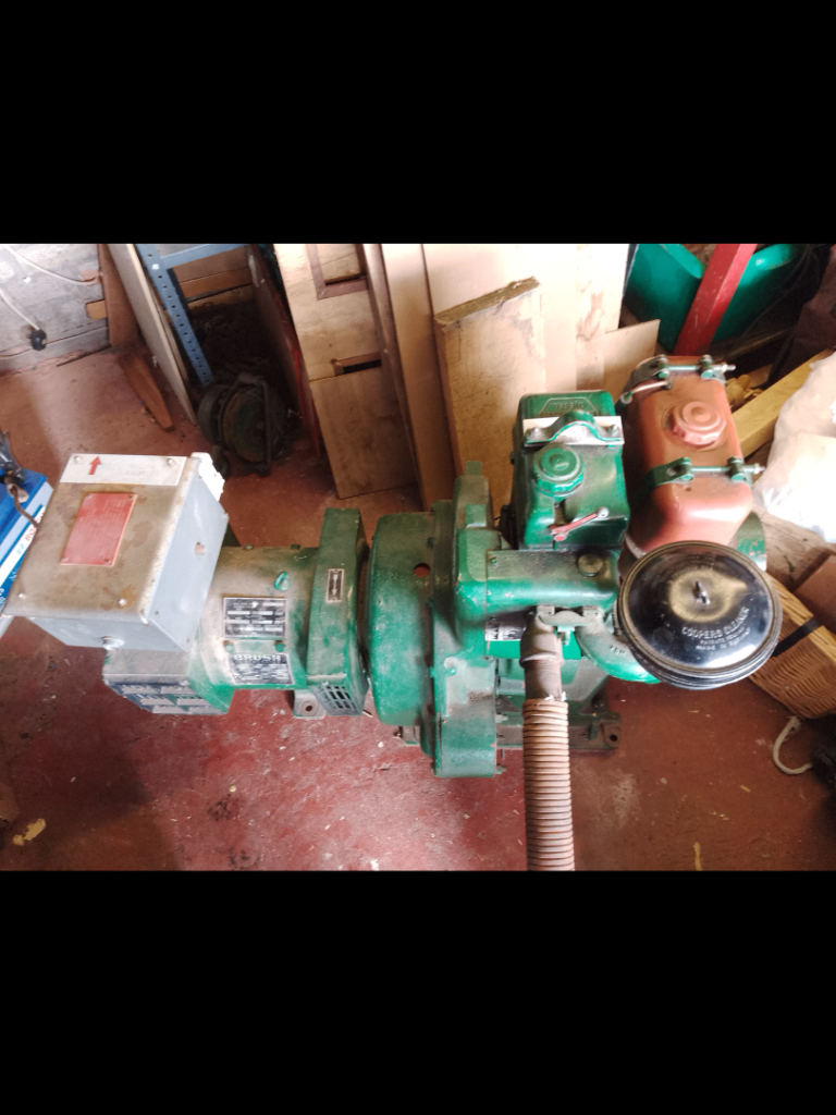 Single cylinder lister diesel generator 