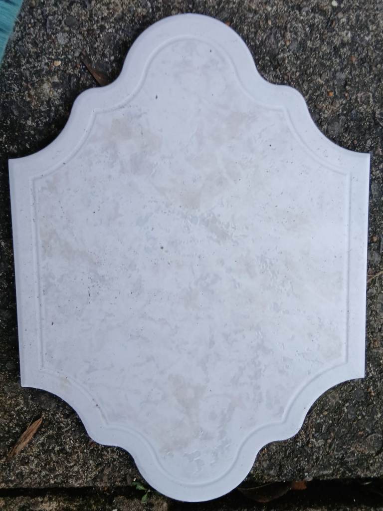 Shaped ceramic tile x 3