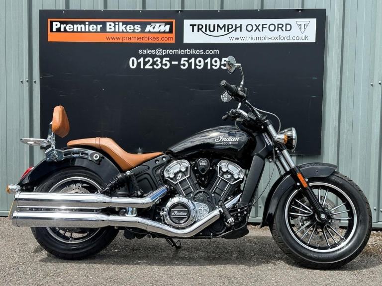 2023/72 Low Mileage, Stunning Indian Scout, Back rest and sissy bar 