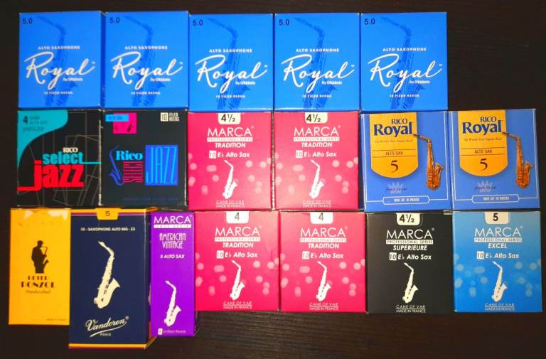 Alto saxophone sax reeds, all new, open box