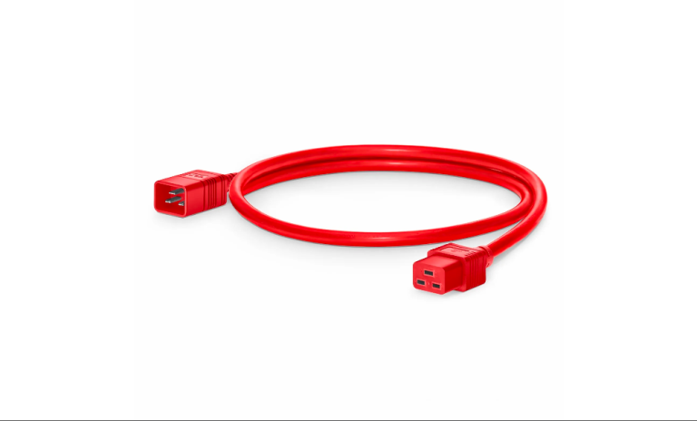 Power Extension Cable IEC Male to Female Lead C20/C19 1.2m. Brand New FS