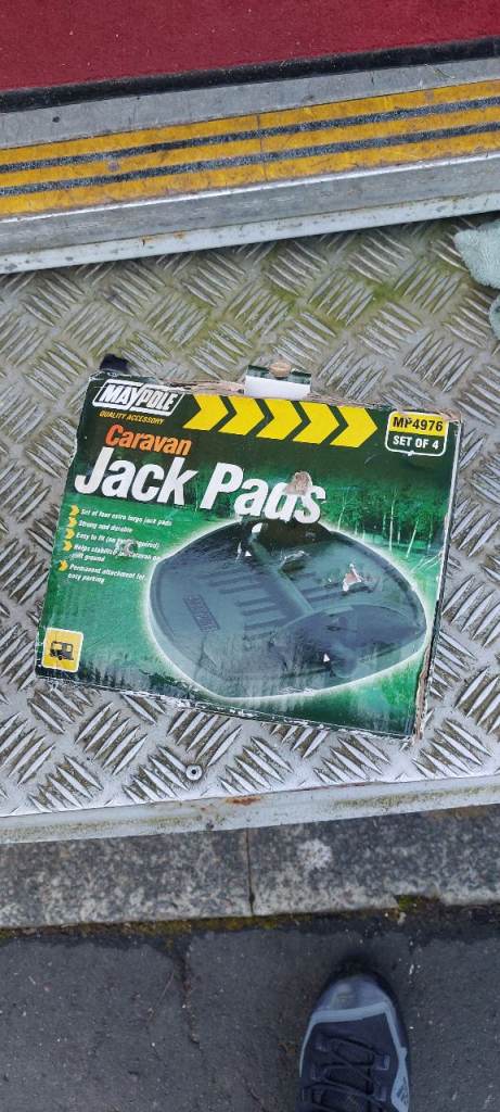 Jack pads for caravan