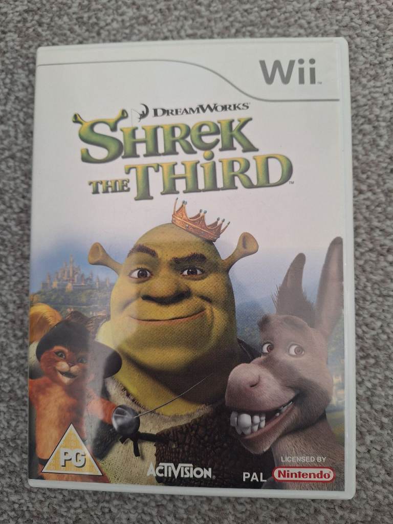 Shrek The Third Wii game 