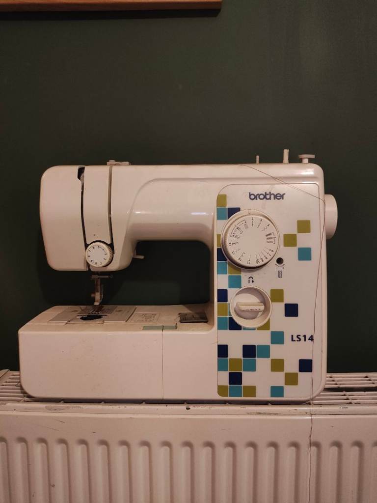 image for Sewing machine, books, fabric, etc 