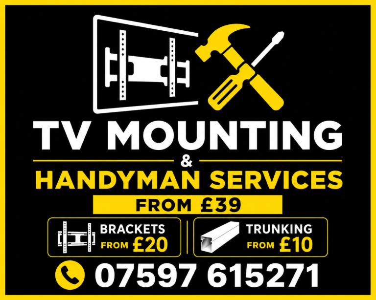 📺 TV MOUNTING SPECIALIST – FROM £39
