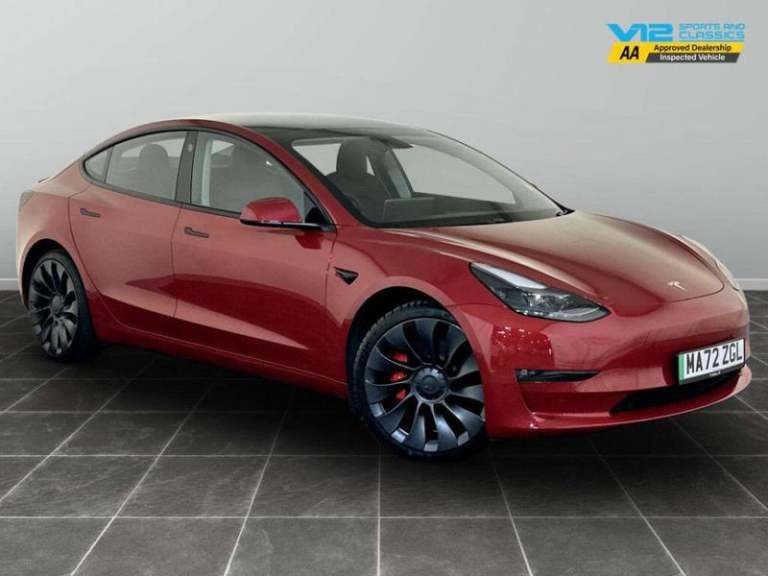 2022 Tesla Model 3 (Dual Motor) Performance Auto 4WDE 4dr (Performance Upgrade) Automatic Saloon ...
