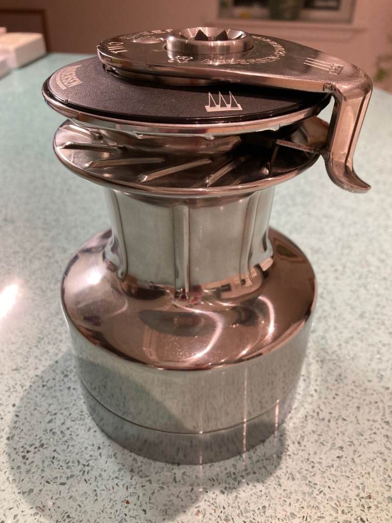 New Andersen 28ST Self Tailing Boat / Yacht Winch. Top Quality, Polished Stainless Steel 