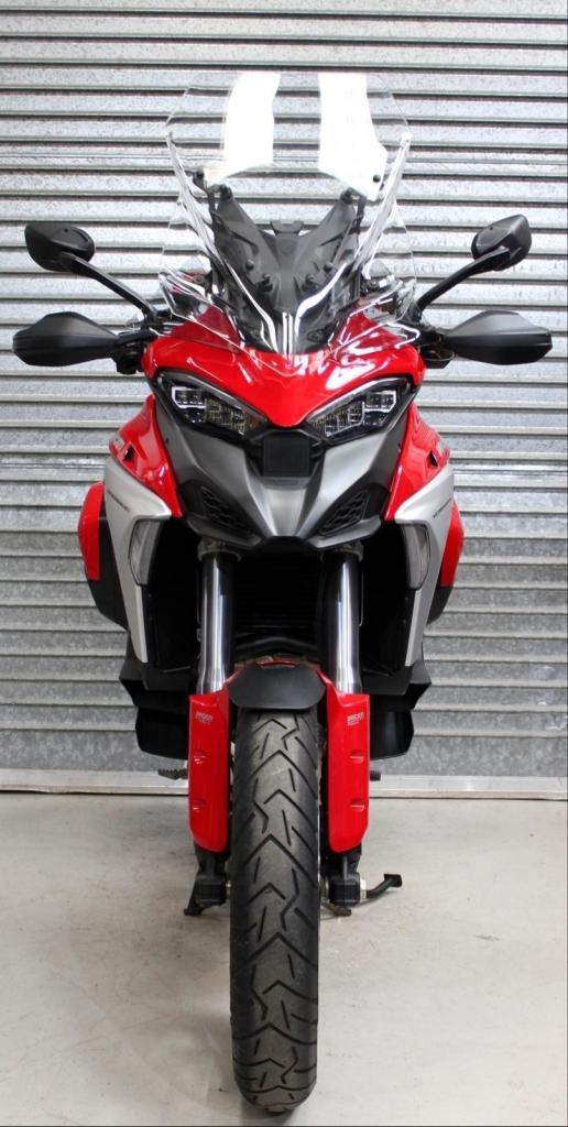 2021 21 DUCATI V4S MULTISTRADA RADAR FSH TRADE SALE RED &PANNIERS 26K V4 S 1158