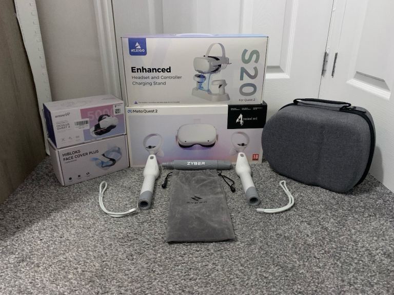 Oculus Meta Quest 2 128GB Headset And Mega Accessories Bundle