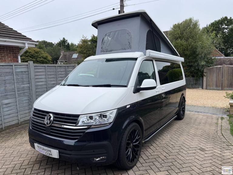 VW Transporter T28 TDI Highline Bodans Pentire Auto LWB 4 Berth 16k Pop Top