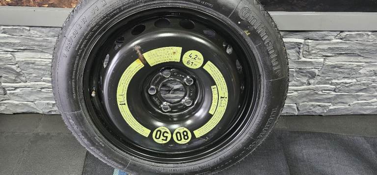 Mercedes BMW Mini Cooper 17 Space Saver Spare Wheel + tyre T125 80 17 Continental
