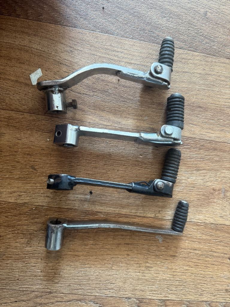 Pitbike gear selector pegs, kickstart, crf50 style stands