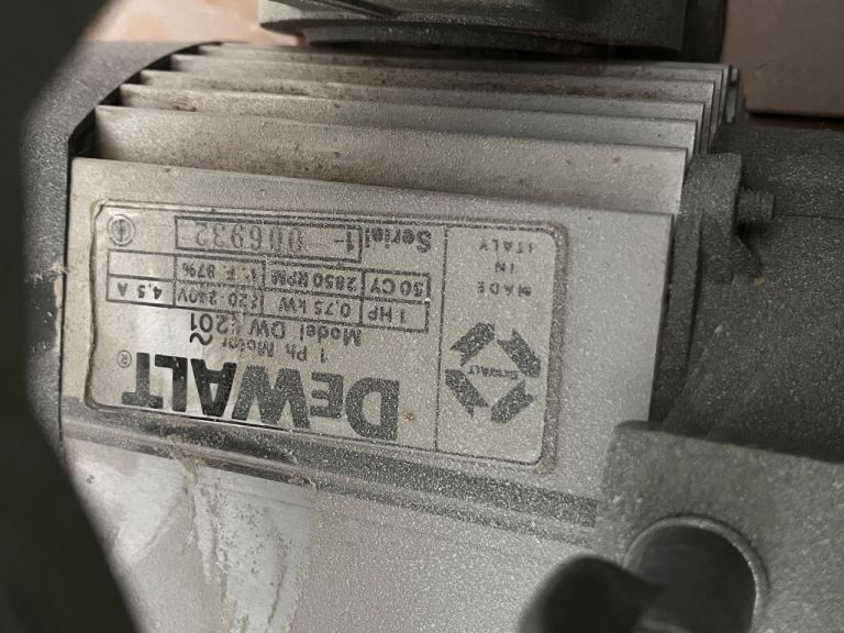 Dewalt power shop raider arm saw