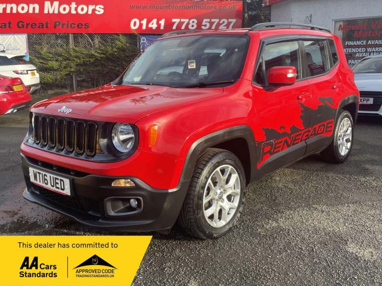  Jeep Renegade 1.4T MultiAirII Longitude Euro 6 (s/s) 5dr Petrol Manual