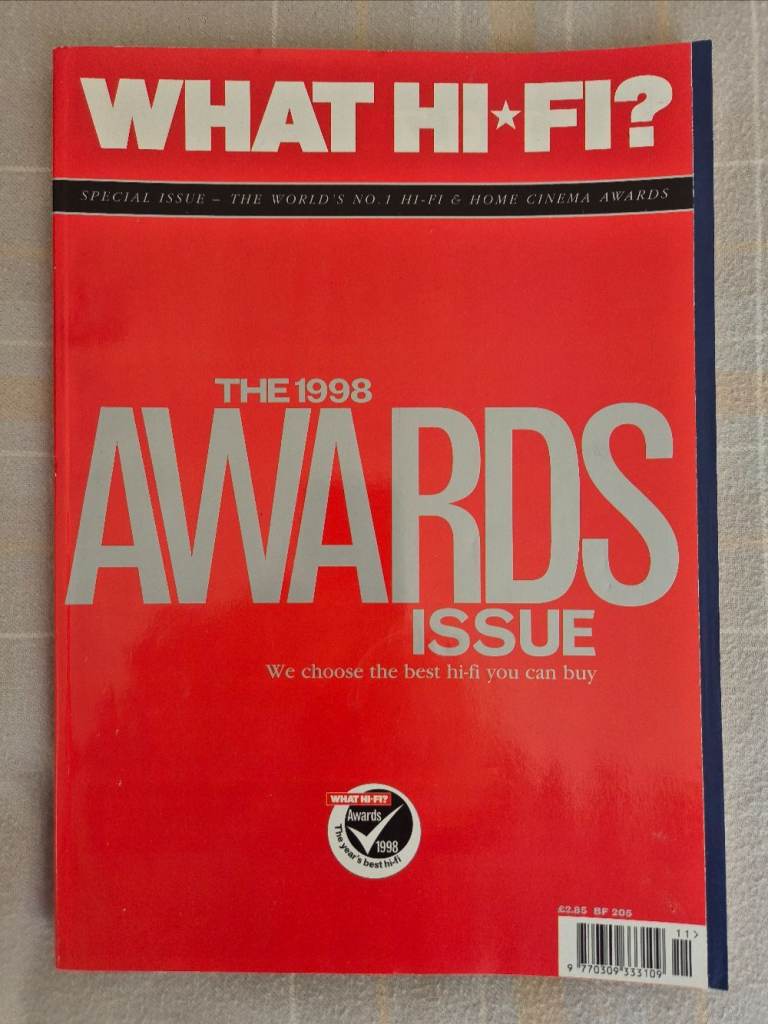 What Hi-Fi Awards 1998 magazine - but more also available