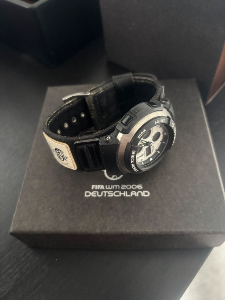 Limited edition Casio G shock 2006 German World Cup edition. 