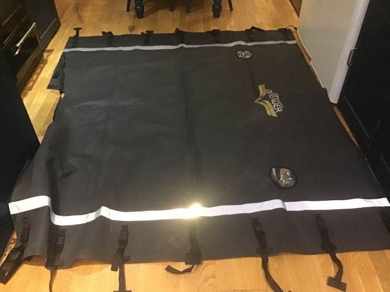 CARAVAN DEFENDER TOWING COVER PROTECTOR ,AS NEW ,