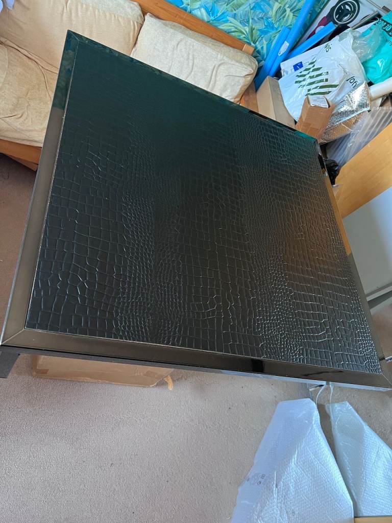 Natuzzi Italia GoGo Tinted chrome low table 