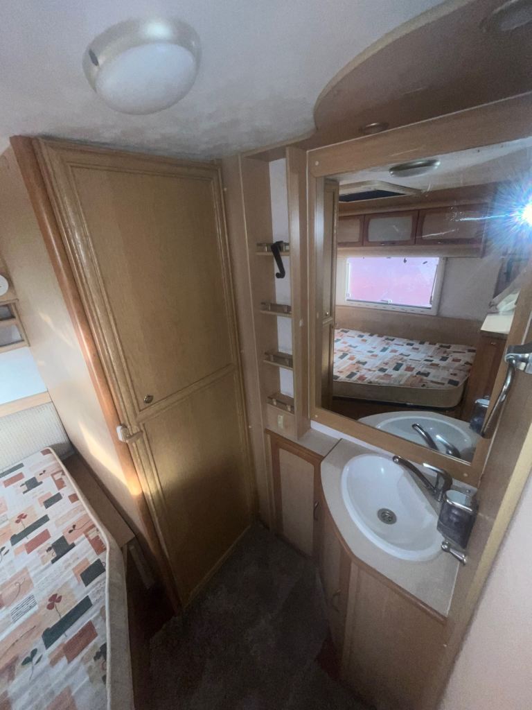 2007 elddis fixed bed 4 berth caravan cheap caravan 