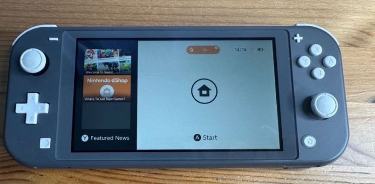 Nintendo switch lite grey