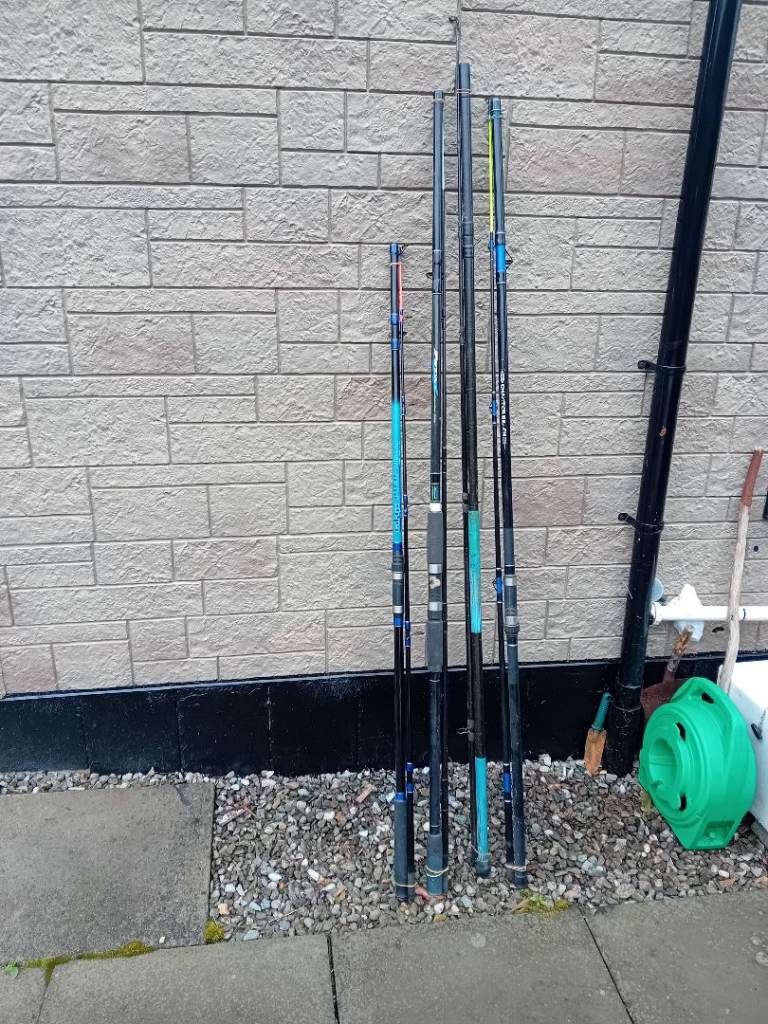 4 beachcaster rods