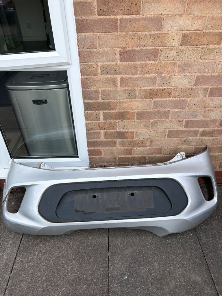 Kia picanto mk 3 2018 silver rear bumper