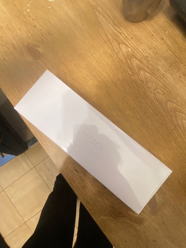 New Apple Watch in White Box – Unopened