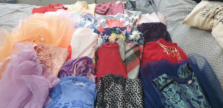 Large 8-9 party clothes