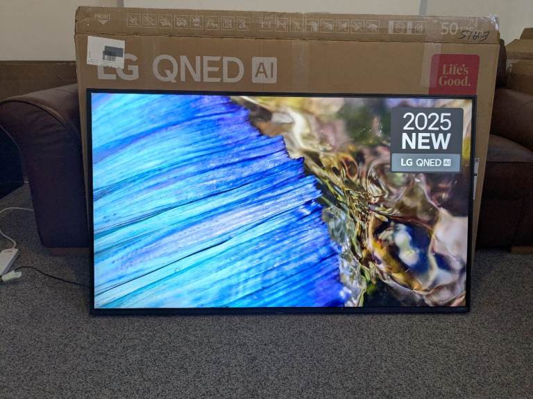 LG 50QNED82A6B TV 50 Inch (127 cm) 4K QNED AI TV (α7 Gen8 4K AI Processor, webOS 25, 60Hz) 2025